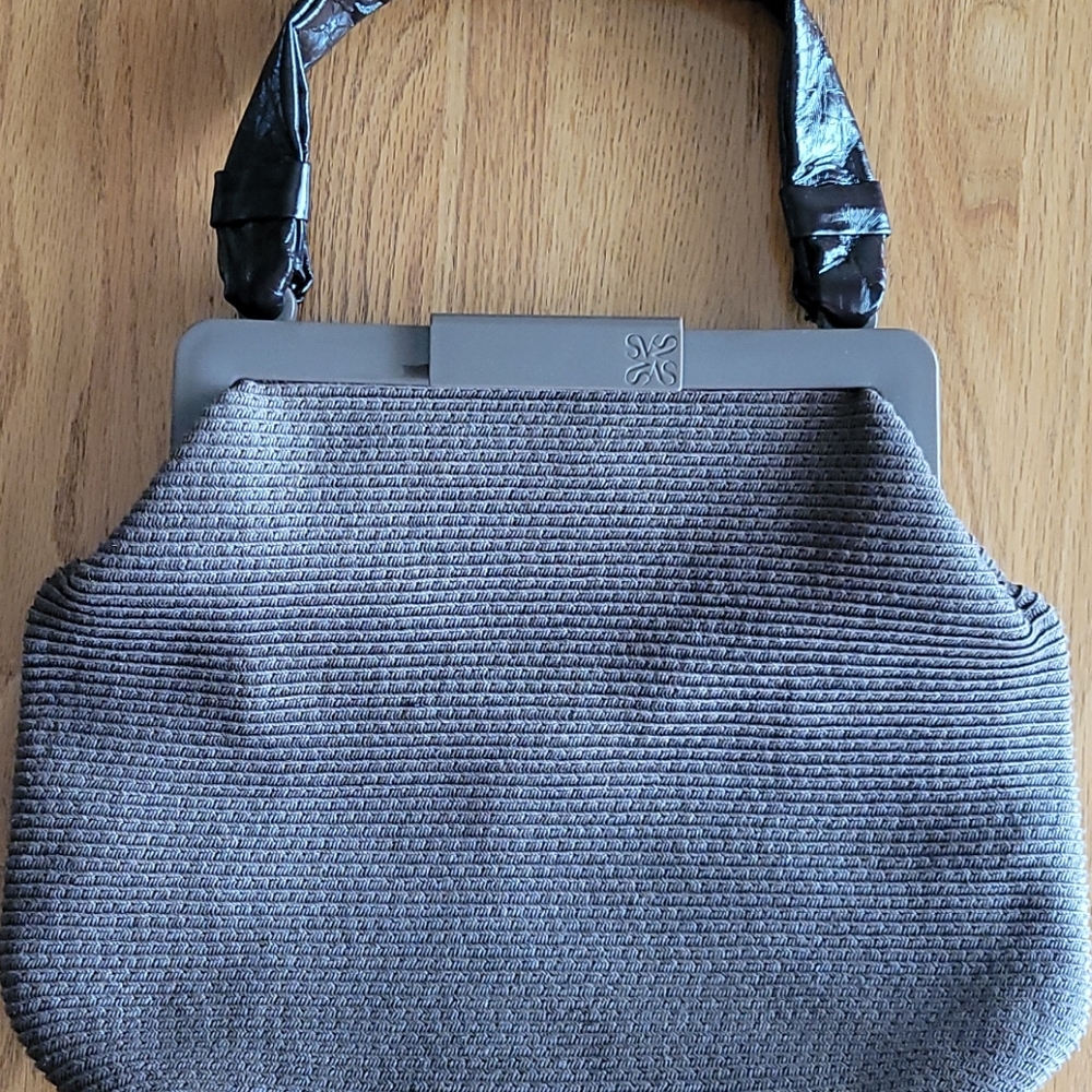 Vera Wang woven handbag